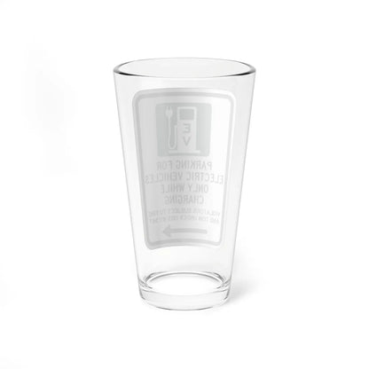 PBOT Road sign P1911R (Oregon) (Road Sign) Pint Glass 16oz - Go Mug Yourself