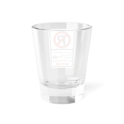 PBOT Road sign P1915D (Oregon) (Road Sign) Shot Glass 1.5oz - Go Mug Yourself