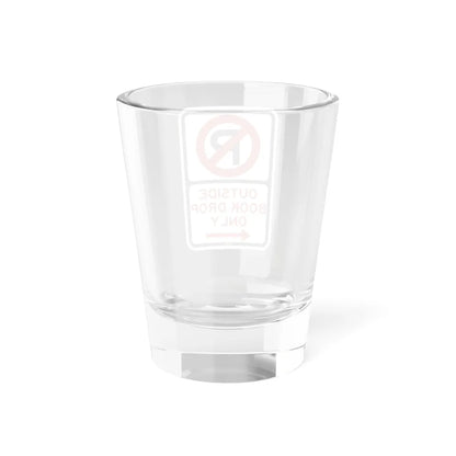 PBOT Road sign P1920L (Oregon) (Road Sign) Shot Glass 1.5oz - Go Mug Yourself