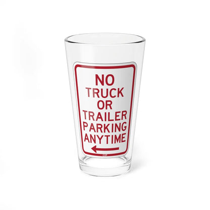 PBOT Road sign P1950L (Oregon) (Road Sign) Pint Glass 16oz 16oz - Go Mug Yourself