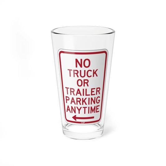 PBOT Road sign P1950L (Oregon) (Road Sign) Pint Glass 16oz 16oz - Go Mug Yourself