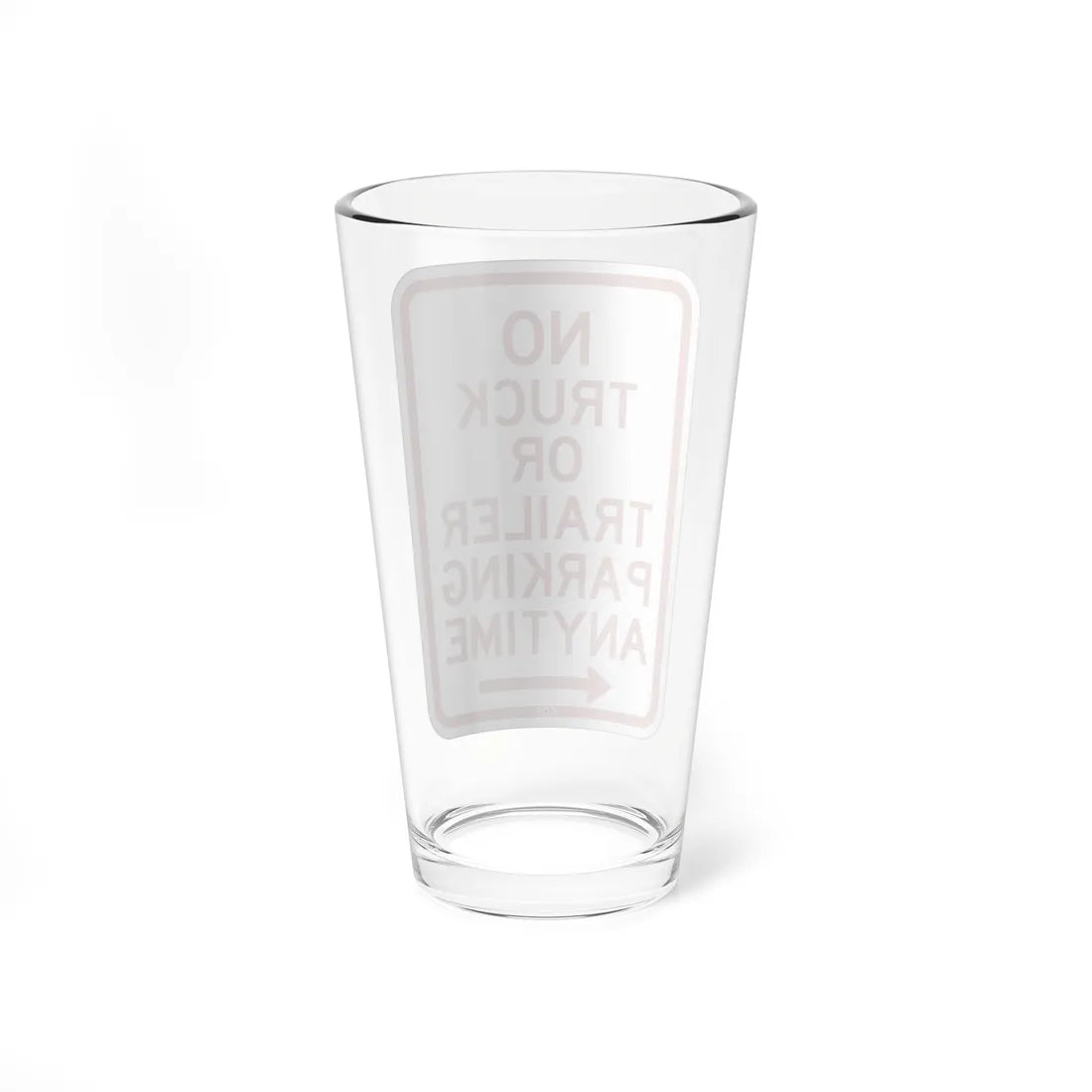 PBOT Road sign P1950L (Oregon) (Road Sign) Pint Glass 16oz - Go Mug Yourself