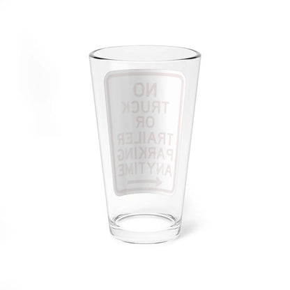 PBOT Road sign P1950L (Oregon) (Road Sign) Pint Glass 16oz - Go Mug Yourself