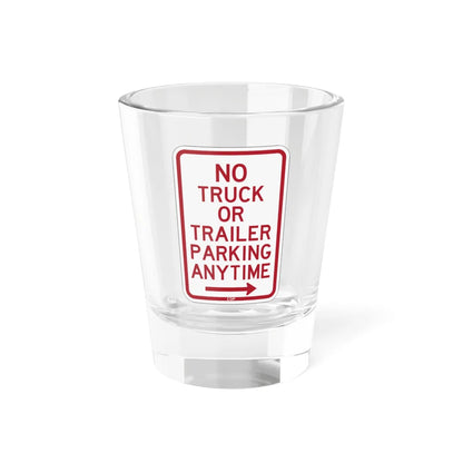 PBOT Road sign P1950R (Oregon) (Road Sign) Shot Glass 1.5oz 1.5oz - Go Mug Yourself