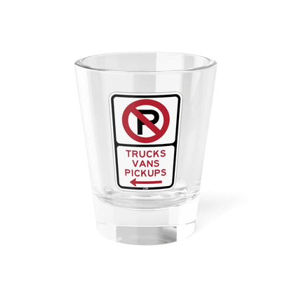 PBOT Road sign P1955L (Oregon) (Road Sign) Shot Glass 1.5oz 1.5oz - Go Mug Yourself