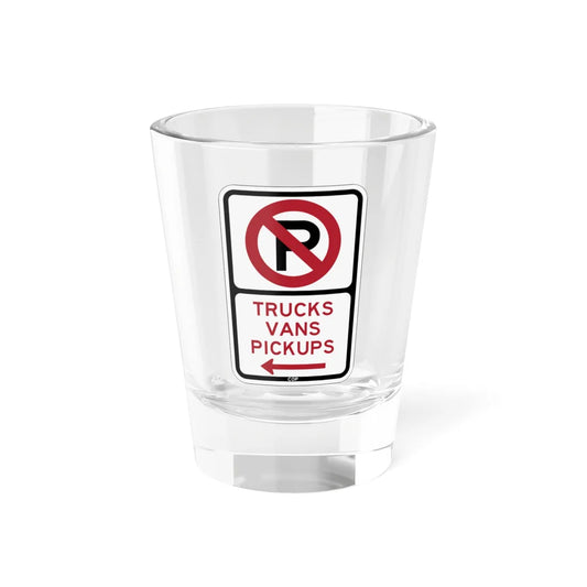 PBOT Road sign P1955L (Oregon) (Road Sign) Shot Glass 1.5oz 1.5oz - Go Mug Yourself