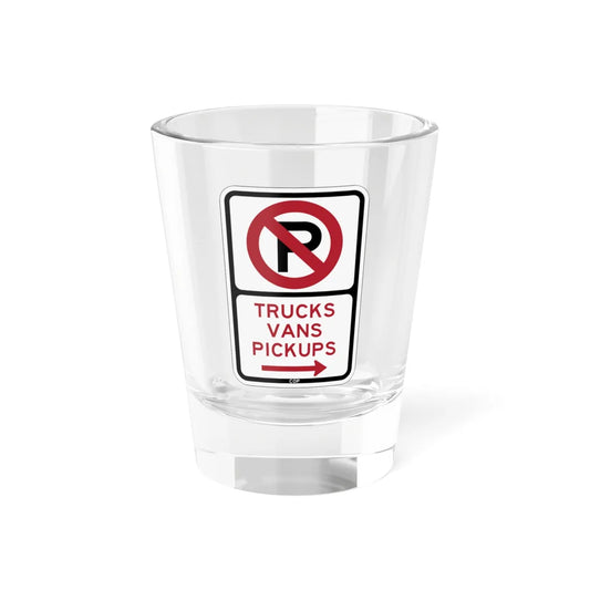 PBOT Road sign P1955R (Oregon) (Road Sign) Shot Glass 1.5oz 1.5oz - Go Mug Yourself