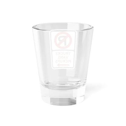 PBOT Road sign P1955R (Oregon) (Road Sign) Shot Glass 1.5oz - Go Mug Yourself