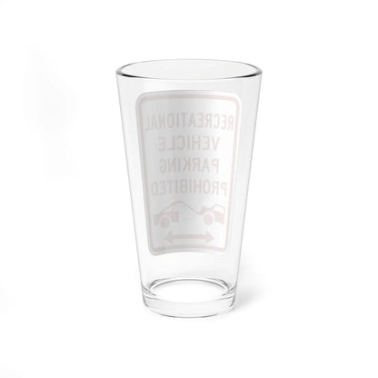 PBOT Road sign P1957D (Oregon) (Road Sign) Pint Glass 16oz - Go Mug Yourself