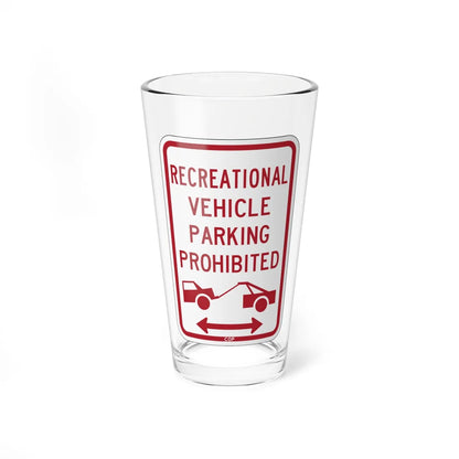 PBOT Road sign P1957D (Oregon) (Road Sign) Pint Glass 16oz - Go Mug Yourself