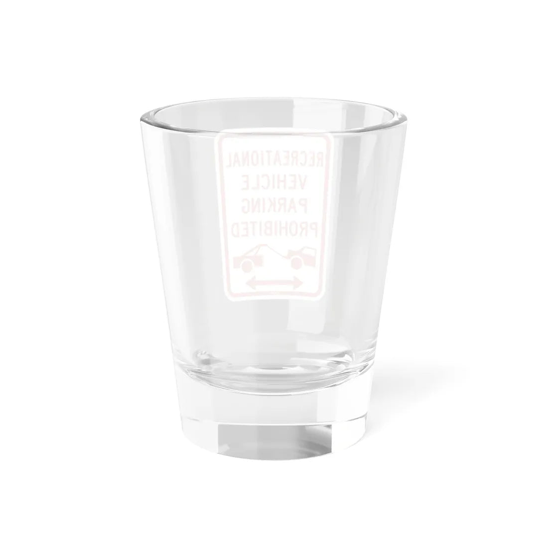 PBOT Road sign P1957D (Oregon) (Road Sign) Shot Glass 1.5oz - Go Mug Yourself