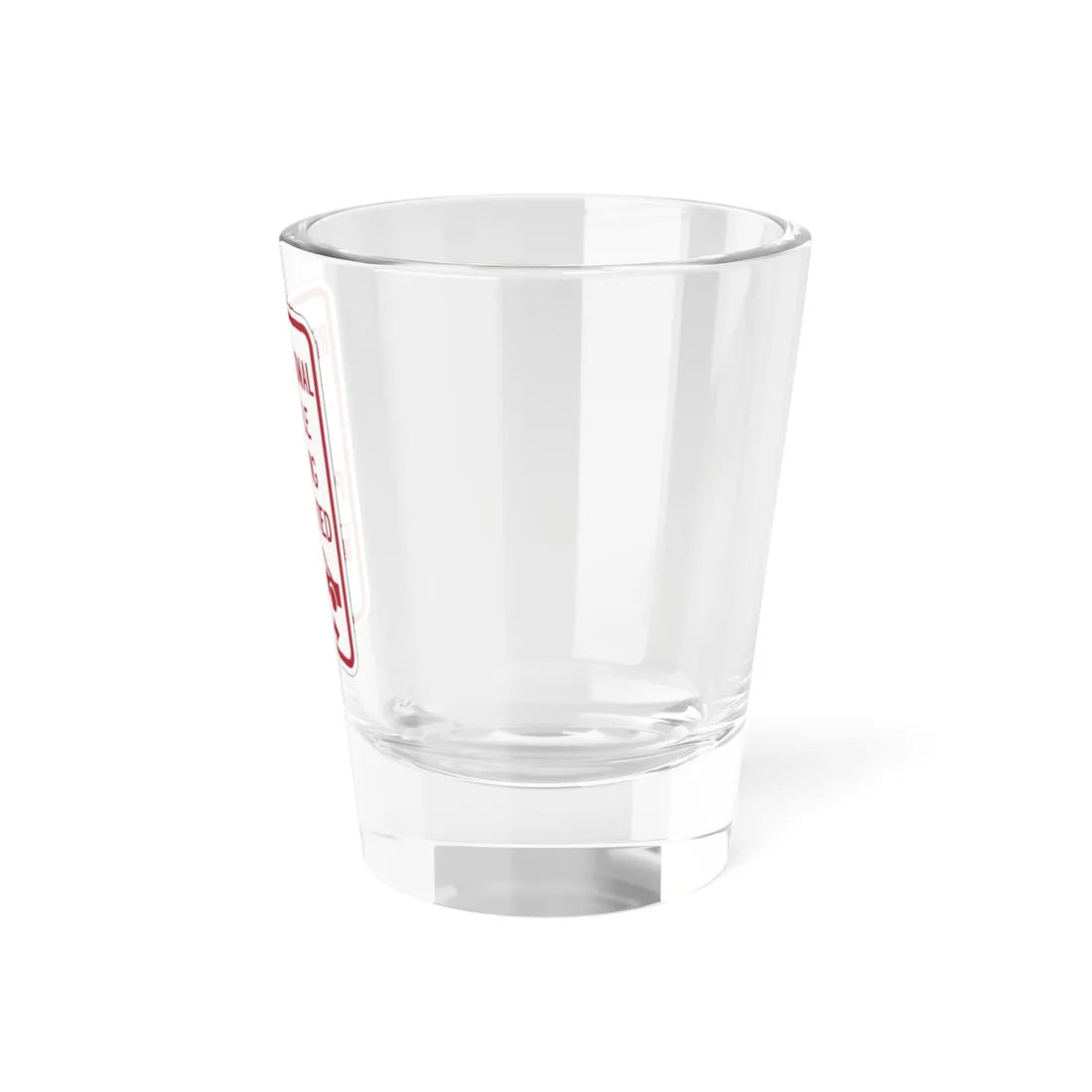 PBOT Road sign P1957D (Oregon) (Road Sign) Shot Glass 1.5oz - Go Mug Yourself