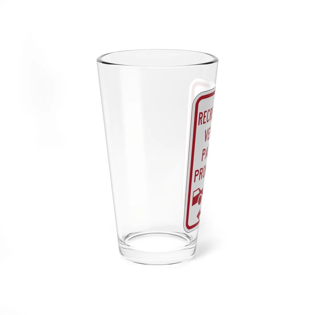 PBOT Road sign P1957L (Oregon) (Road Sign) Pint Glass 16oz - Go Mug Yourself