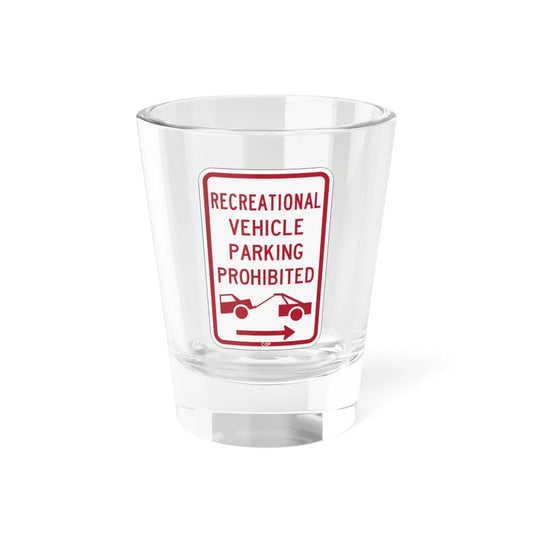 PBOT Road sign P1957R (Oregon) (Road Sign) Shot Glass 1.5oz 1.5oz - Go Mug Yourself