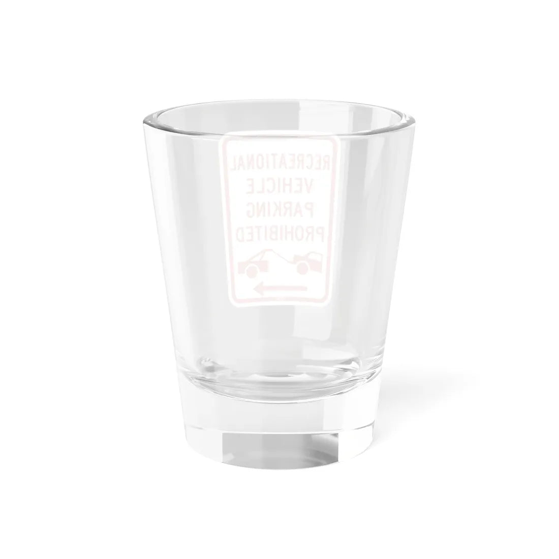 PBOT Road sign P1957R (Oregon) (Road Sign) Shot Glass 1.5oz - Go Mug Yourself