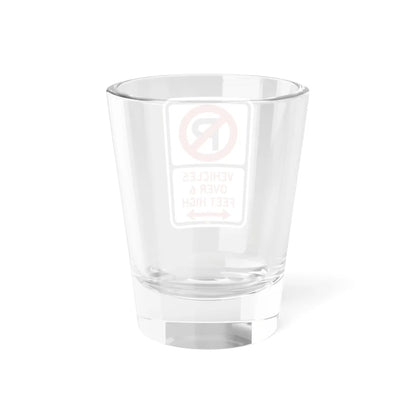 PBOT Road sign P1960D (Oregon) (Road Sign) Shot Glass 1.5oz - Go Mug Yourself