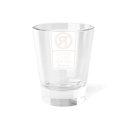 PBOT Road sign P1960R (Oregon) (Road Sign) Shot Glass 1.5oz - Go Mug Yourself