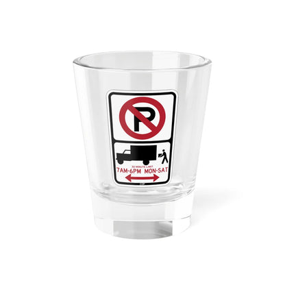 PBOT Road sign P2020D (Oregon) (Road Sign) Shot Glass 1.5oz 1.5oz - Go Mug Yourself
