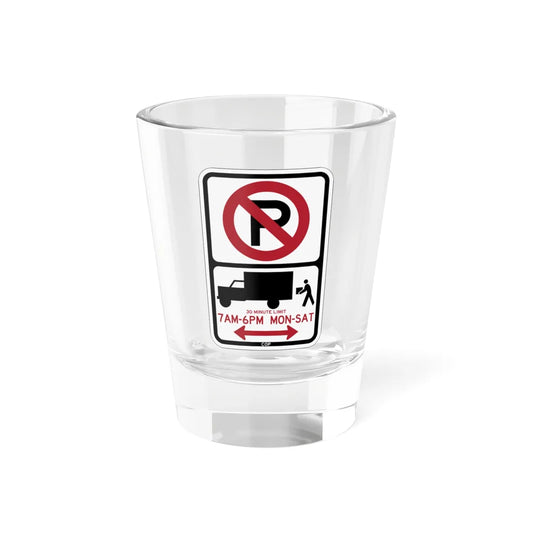 PBOT Road sign P2020D (Oregon) (Road Sign) Shot Glass 1.5oz 1.5oz - Go Mug Yourself