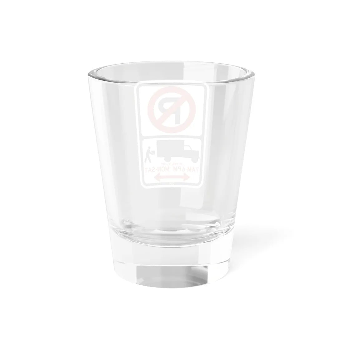 PBOT Road sign P2020D (Oregon) (Road Sign) Shot Glass 1.5oz - Go Mug Yourself