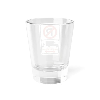 PBOT Road sign P2020D (Oregon) (Road Sign) Shot Glass 1.5oz - Go Mug Yourself