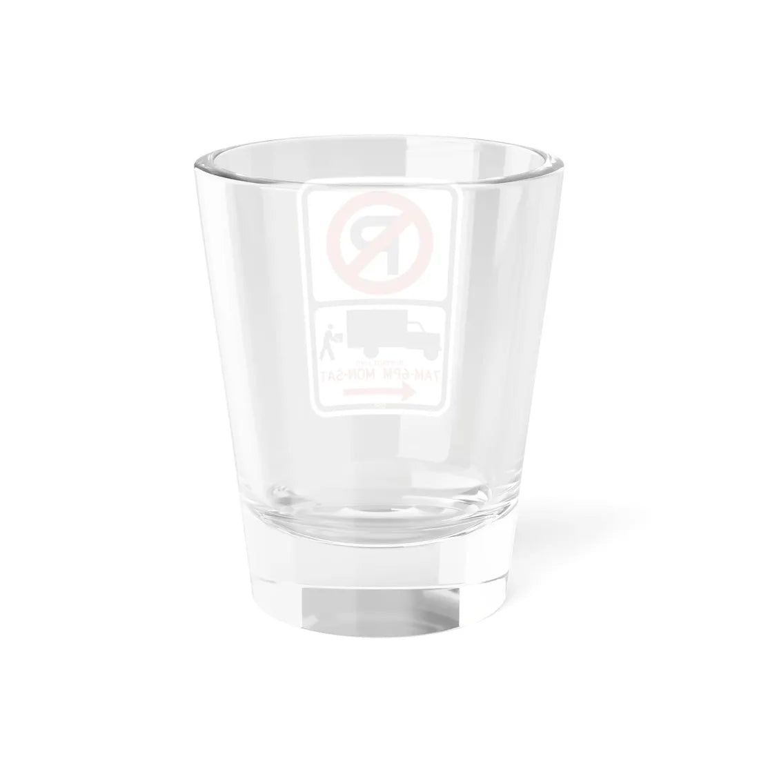 PBOT Road sign P2020L (Oregon) (Road Sign) Shot Glass 1.5oz - Go Mug Yourself