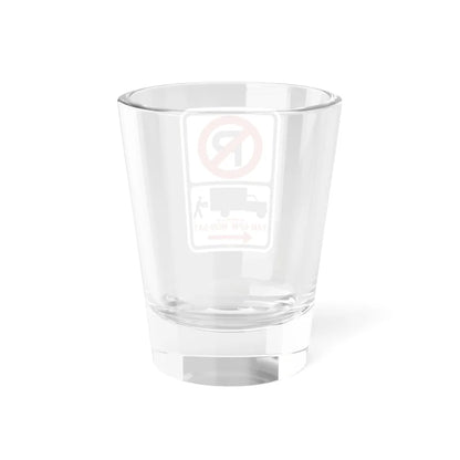 PBOT Road sign P2020L (Oregon) (Road Sign) Shot Glass 1.5oz - Go Mug Yourself