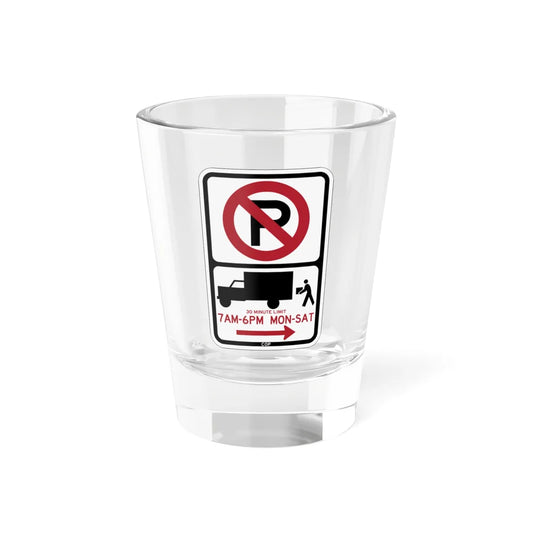 PBOT Road sign P2020R (Oregon) (Road Sign) Shot Glass 1.5oz 1.5oz - Go Mug Yourself