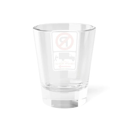 PBOT Road sign P2020R (Oregon) (Road Sign) Shot Glass 1.5oz - Go Mug Yourself