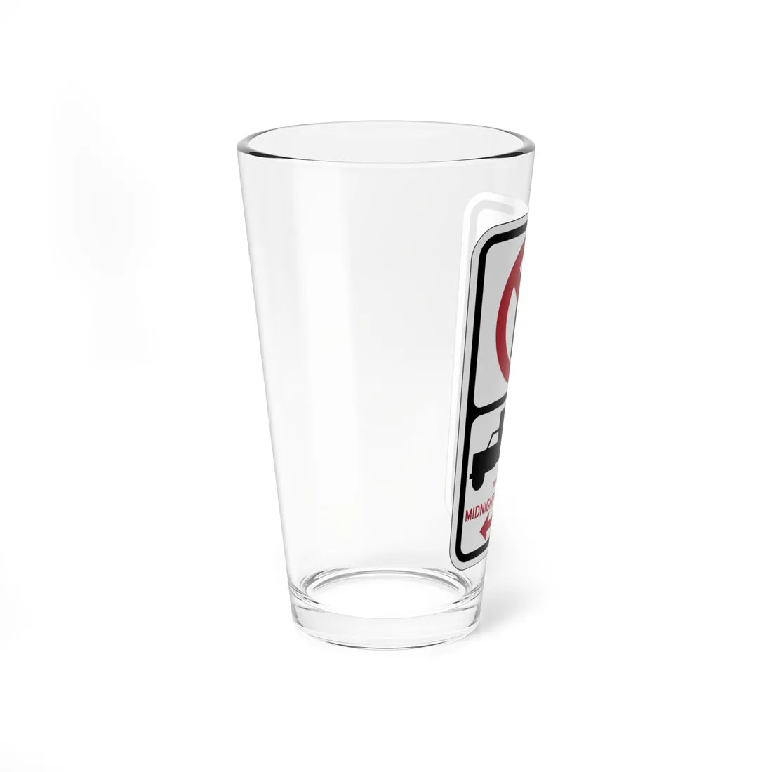 PBOT Road sign P2026D (Oregon) (Road Sign) Pint Glass 16oz - Go Mug Yourself