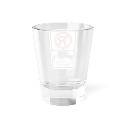 PBOT Road sign P2026L (Oregon) (Road Sign) Shot Glass 1.5oz - Go Mug Yourself