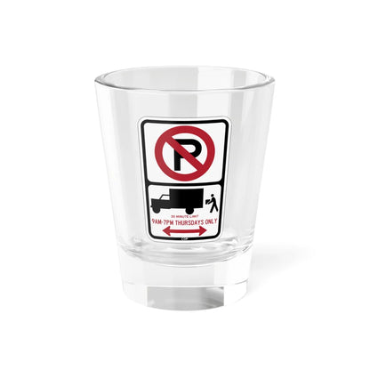 PBOT Road sign P2115D (Oregon) (Road Sign) Shot Glass 1.5oz 1.5oz - Go Mug Yourself