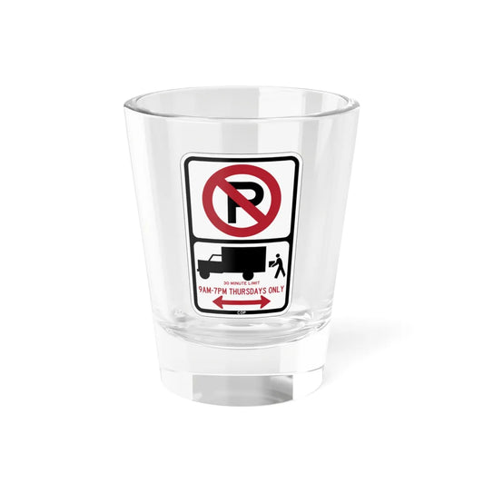 PBOT Road sign P2115D (Oregon) (Road Sign) Shot Glass 1.5oz 1.5oz - Go Mug Yourself