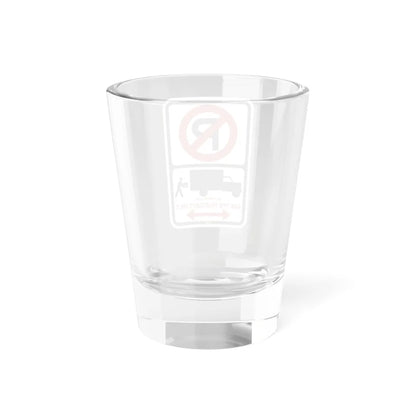 PBOT Road sign P2115D (Oregon) (Road Sign) Shot Glass 1.5oz - Go Mug Yourself