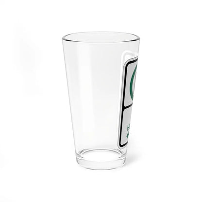 PBOT Road sign P3800L (Oregon) (Road Sign) Pint Glass 16oz - Go Mug Yourself