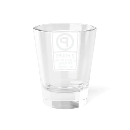 PBOT Road sign P3801 (Oregon) (Road Sign) Shot Glass 1.5oz - Go Mug Yourself
