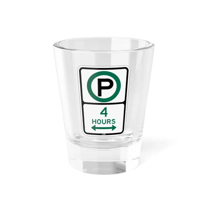 PBOT Road sign P3805D (Oregon) (Road Sign) Shot Glass 1.5oz 1.5oz - Go Mug Yourself