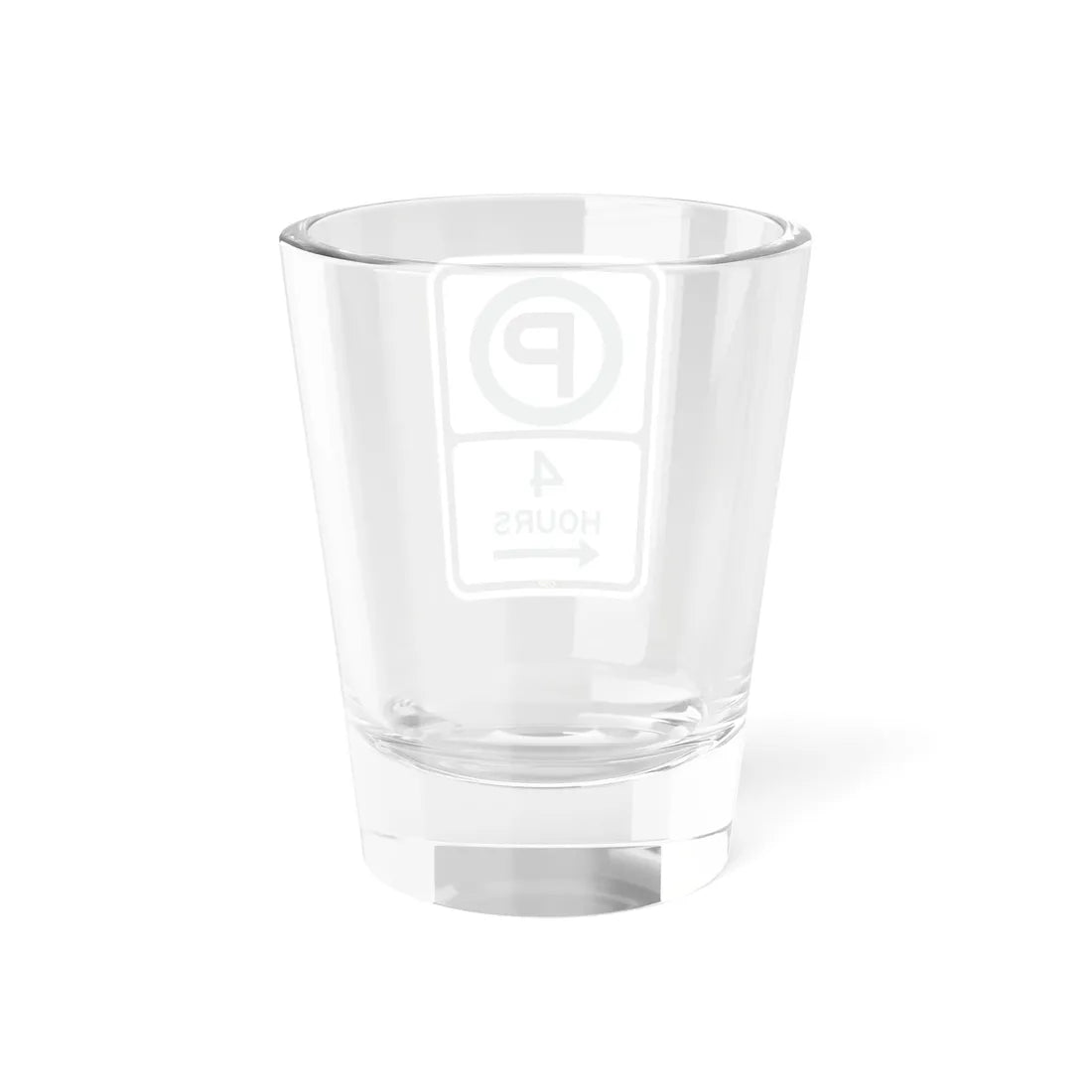 PBOT Road sign P3805L (Oregon) (Road Sign) Shot Glass 1.5oz - Go Mug Yourself