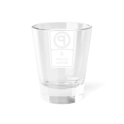 PBOT Road sign P3805L (Oregon) (Road Sign) Shot Glass 1.5oz - Go Mug Yourself