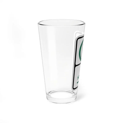 PBOT Road sign P3805R (Oregon) (Road Sign) Pint Glass 16oz - Go Mug Yourself