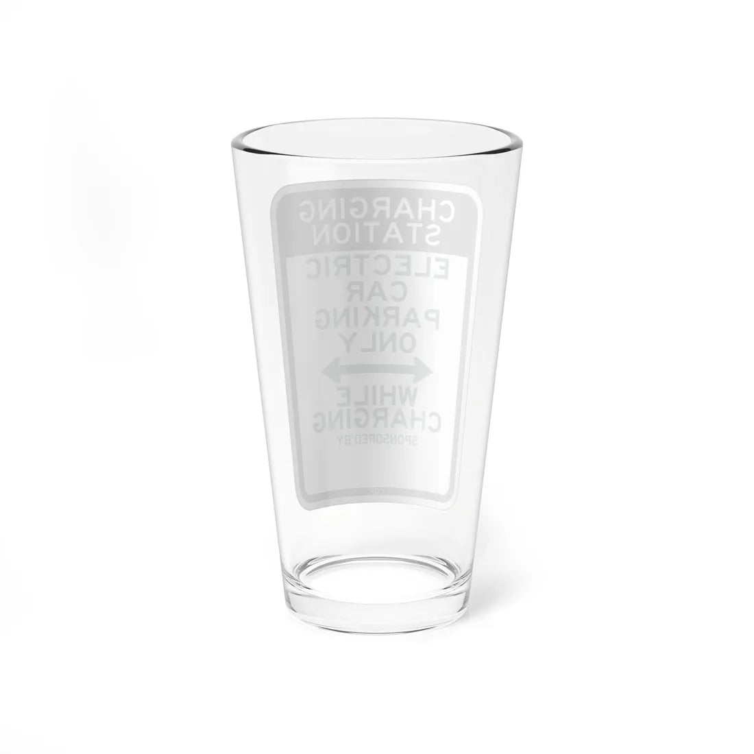 PBOT Road sign P3960 (Oregon) (Road Sign) Pint Glass 16oz - Go Mug Yourself