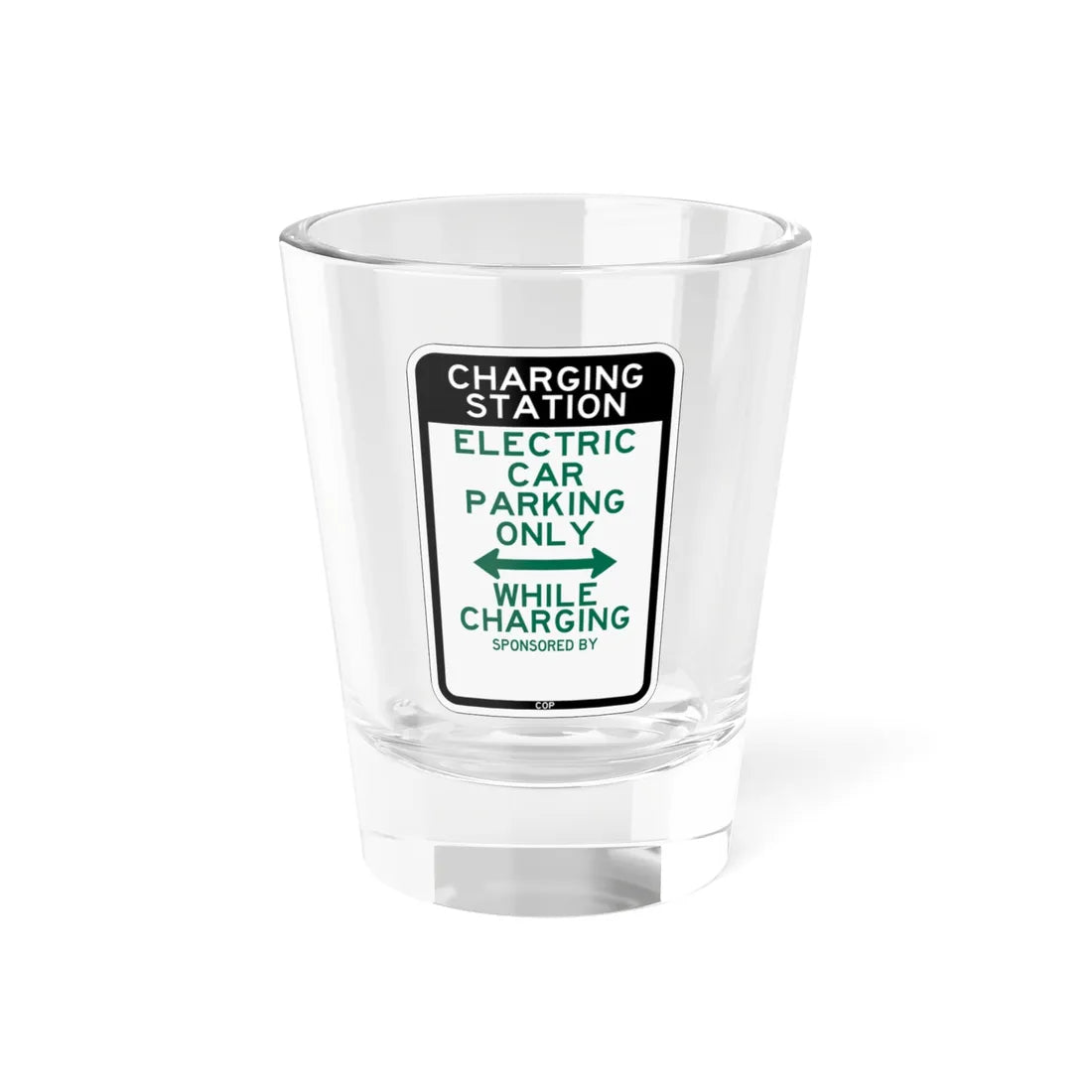 PBOT Road sign P3960 (Oregon) (Road Sign) Shot Glass 1.5oz 1.5oz - Go Mug Yourself