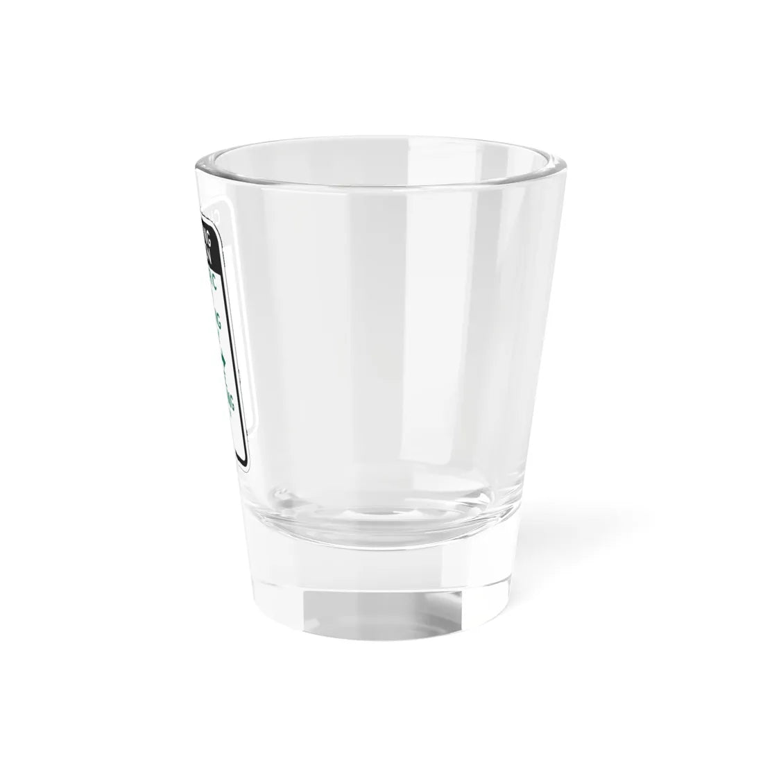 PBOT Road sign P3960 (Oregon) (Road Sign) Shot Glass 1.5oz - Go Mug Yourself