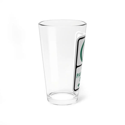 PBOT Road sign P3970 (Oregon) (Road Sign) Pint Glass 16oz - Go Mug Yourself