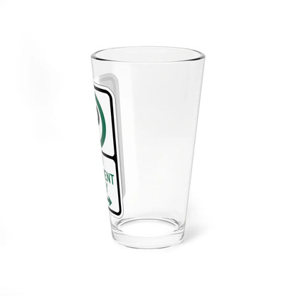PBOT Road sign P3970 (Oregon) (Road Sign) Pint Glass 16oz - Go Mug Yourself