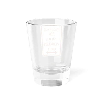 PBOT Road sign P4040D (Oregon) (Road Sign) Shot Glass 1.5oz - Go Mug Yourself