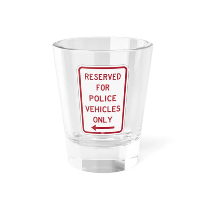PBOT Road sign P4040L (Oregon) (Road Sign) Shot Glass 1.5oz 1.5oz - Go Mug Yourself