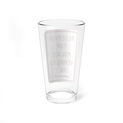PBOT Road sign P4040R (Oregon) (Road Sign) Pint Glass 16oz - Go Mug Yourself