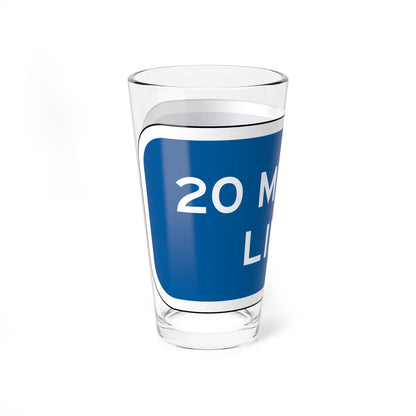 PBOT Road sign P4067 (Oregon) (Road Sign) Pint Glass 16oz - Go Mug Yourself