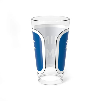 PBOT Road sign P4067 (Oregon) (Road Sign) Pint Glass 16oz - Go Mug Yourself
